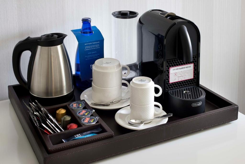 Coffee and tea making facilities at NH Madrid Lagasca