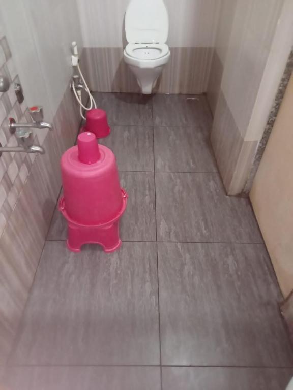 Koupelna v ubytování Hotel Yogiraj
