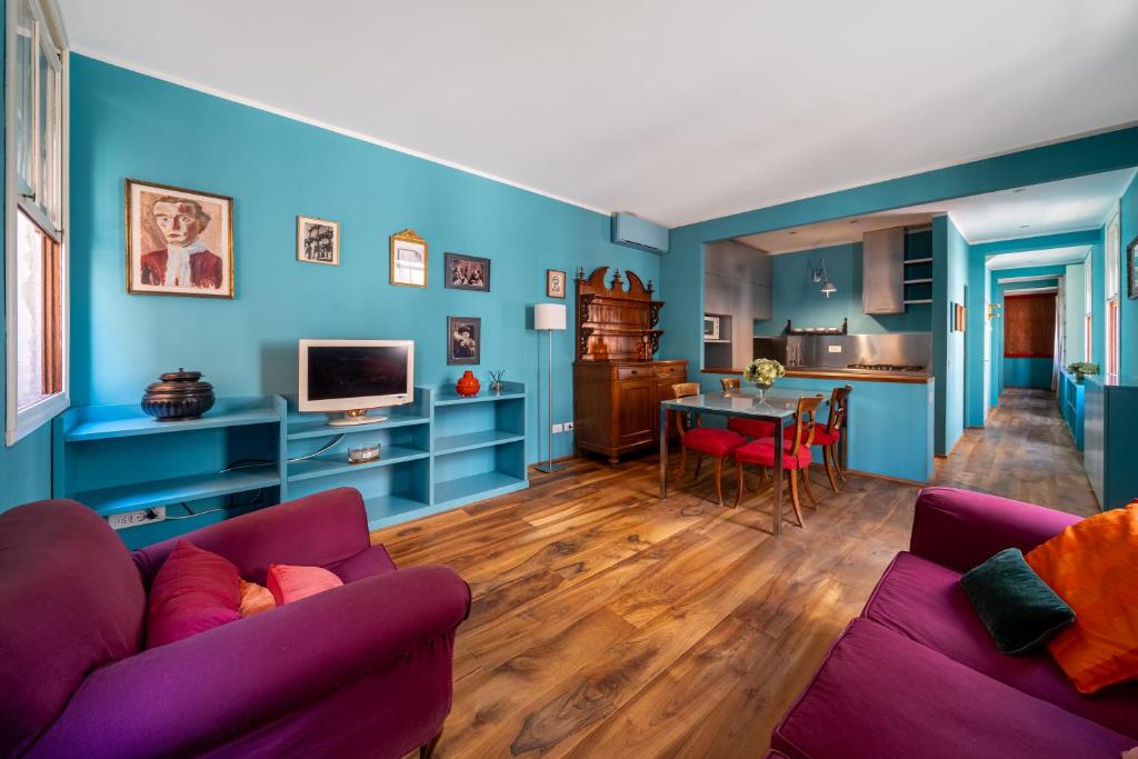 Kuchyň nebo kuchyňský kout v ubytování Paruta Jazz Apartment