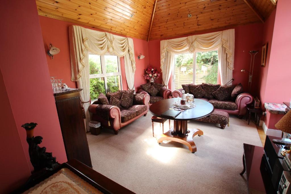 Posezení v ubytování Maple Lodge