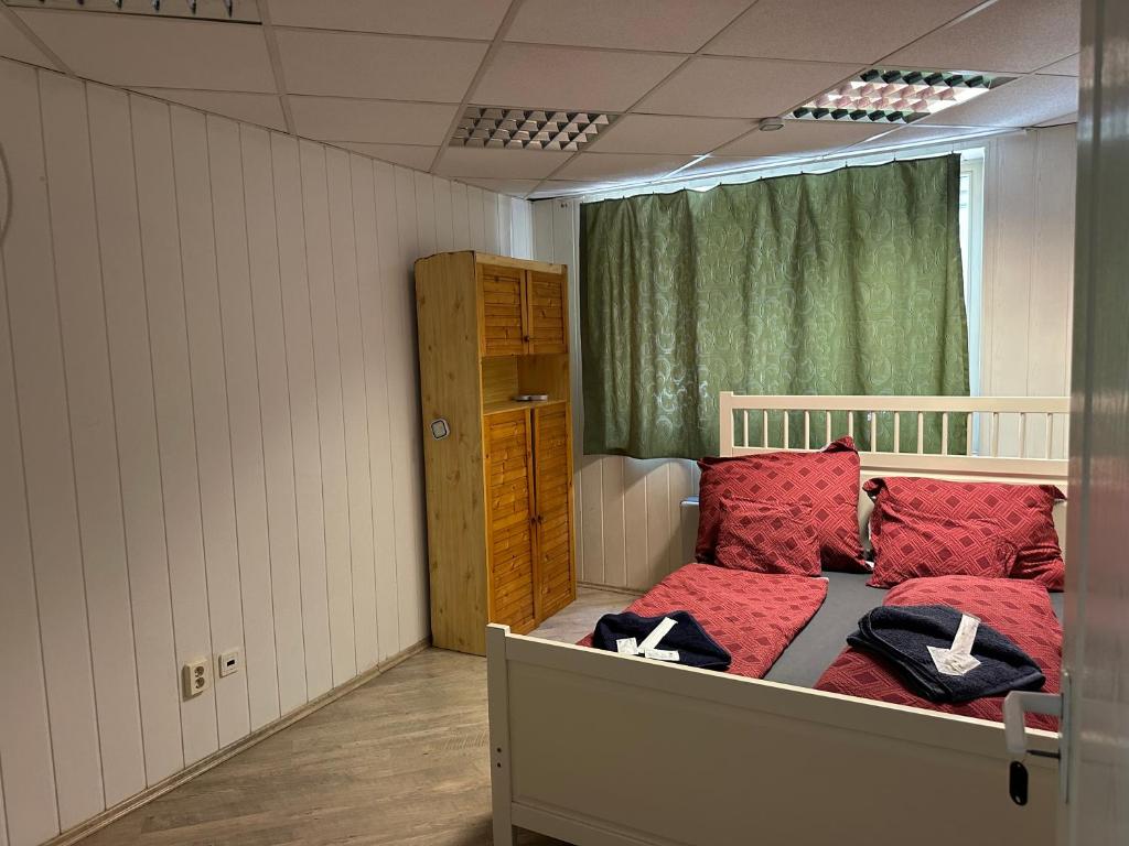Postel nebo postele na pokoji v ubytování Hostel King