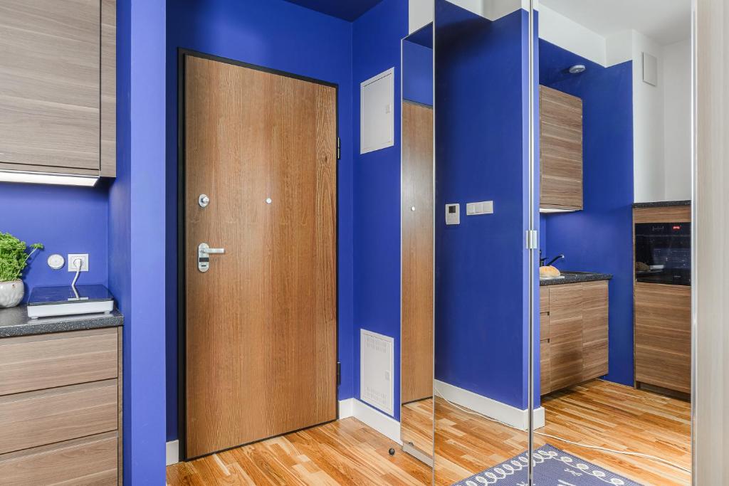 Kuchyňa alebo kuchynka v ubytovaní Browary Warszawskie P&O Serviced Apartments
