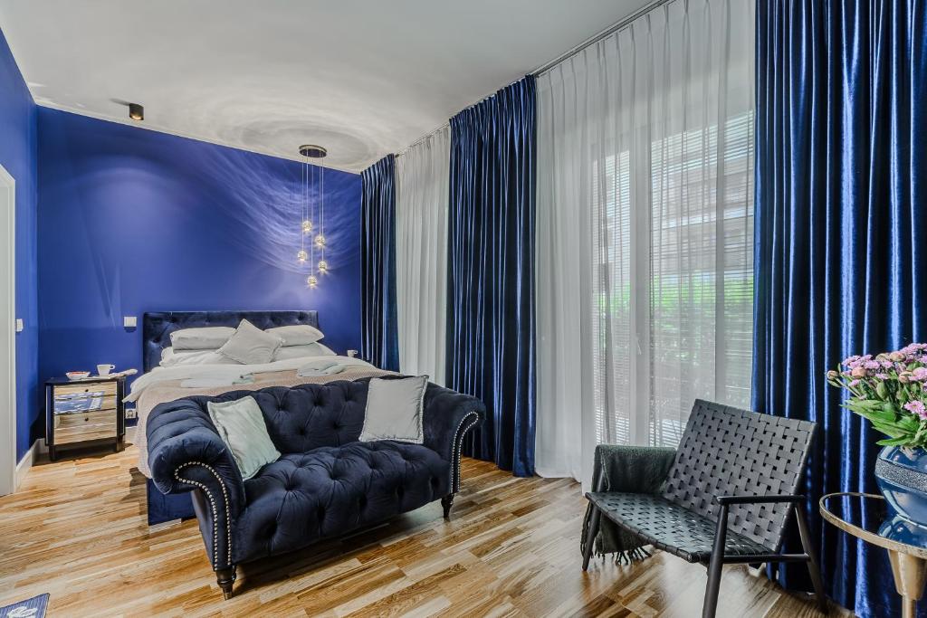 Posteľ alebo postele v izbe v ubytovaní Browary Warszawskie P&O Serviced Apartments
