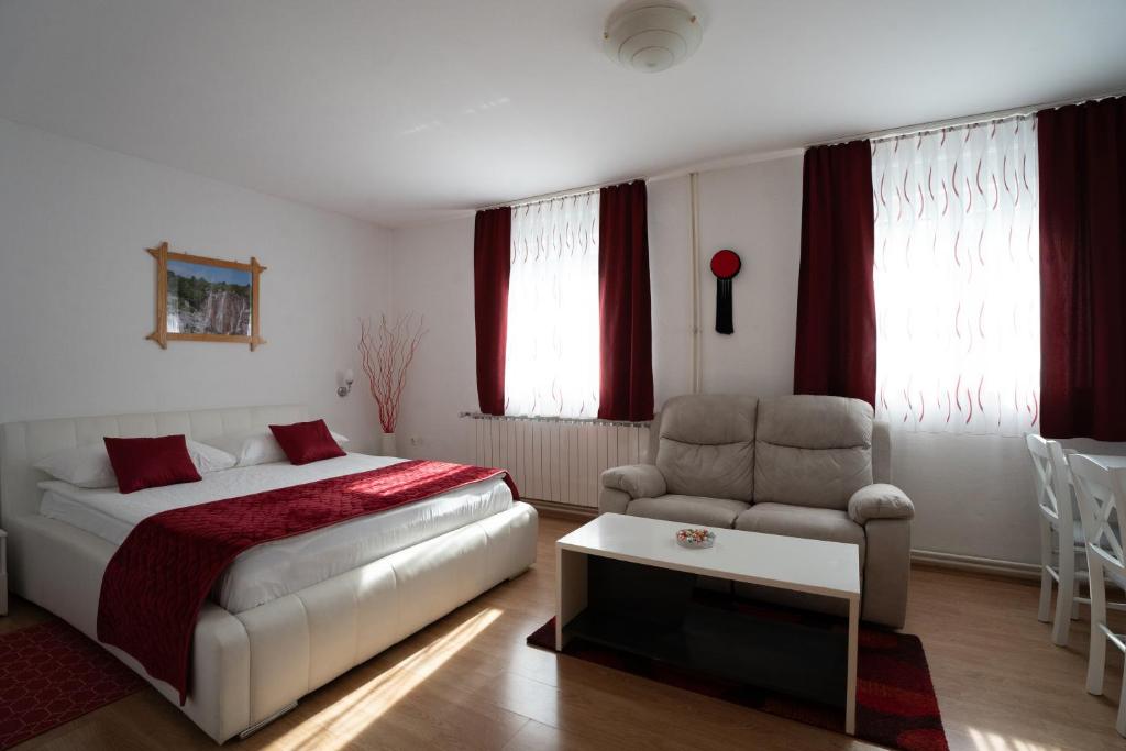 Posteľ alebo postele v izbe v ubytovaní Apartment Familie Matovina