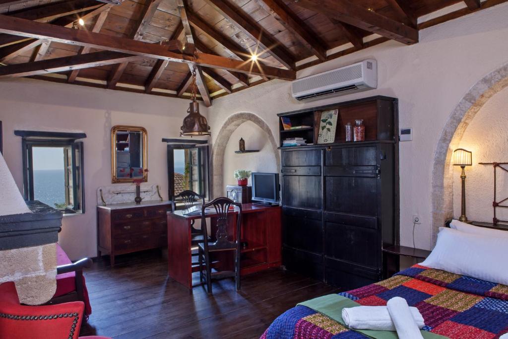 Postel nebo postele na pokoji v ubytování Byzantino Boutique Hotel
