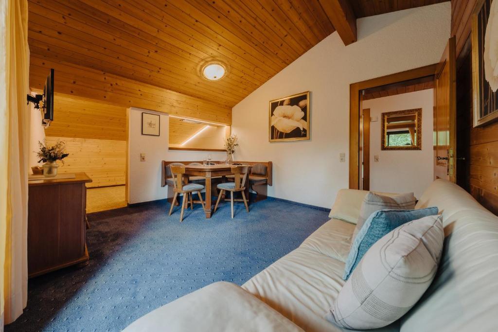 Posezení v ubytování Peak View Appartements