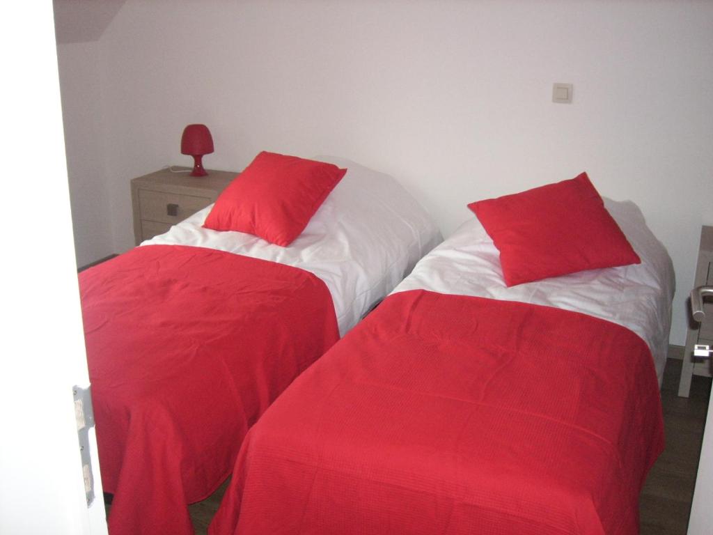 Postel nebo postele na pokoji v ubytování Auberge Le Temps des Saveurs