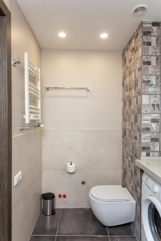 Koupelna v ubytování 1BR Apartment in Twins Gudauri project