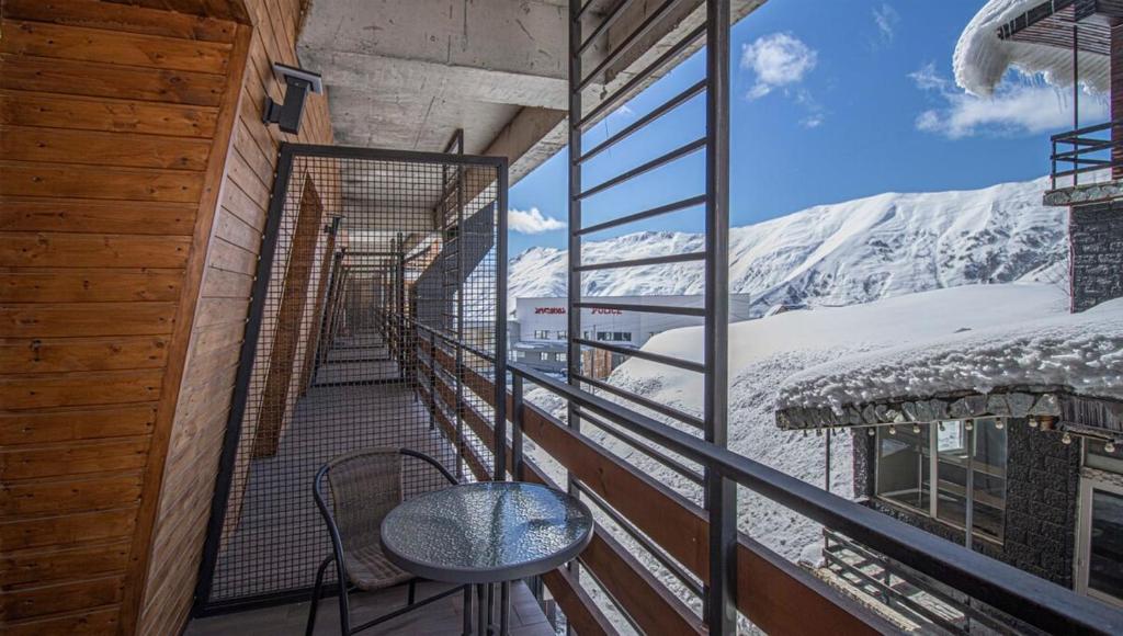 Nespecifikovaný výhled na hory nebo výhled na hory při pohledu z apartmánu