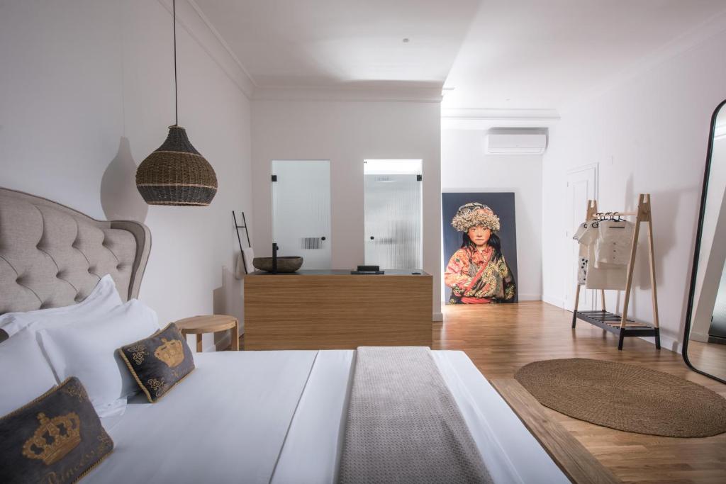 Postel nebo postele na pokoji v ubytování Casa Maria