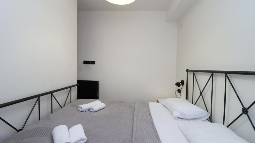Postel nebo postele na pokoji v ubytování 1BR Apartment for 4 in Marshall Gudauri