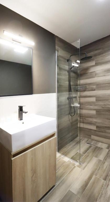 Koupelna v ubytování 1BR Apartment for 4 in Marshall Gudauri
