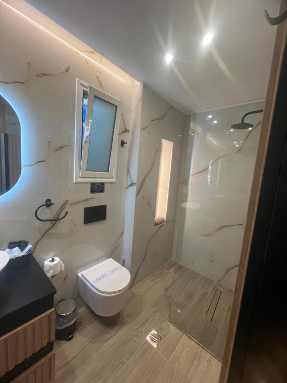 Koupelna v ubytování Stampalia Luxury Studios