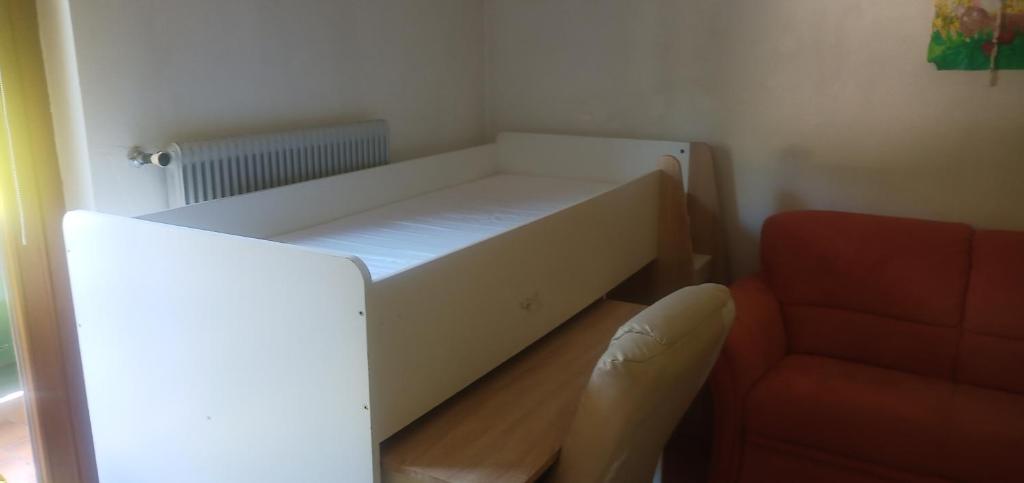Postel nebo postele na pokoji v ubytování Haus