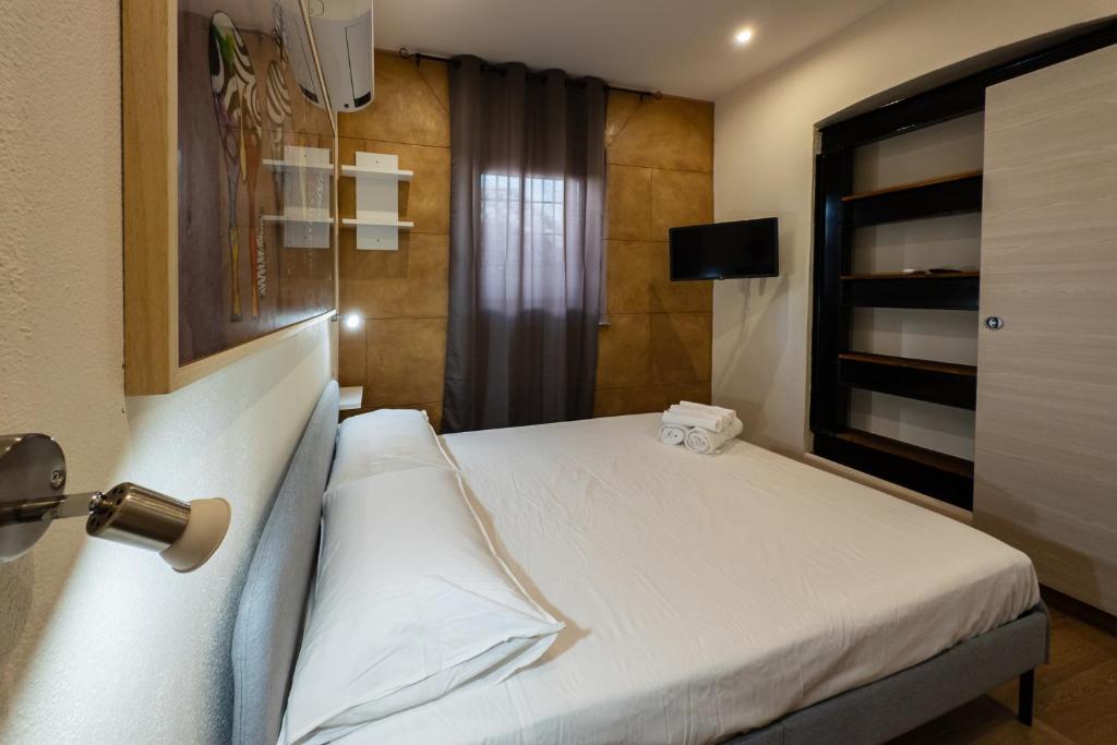 Postel nebo postele na pokoji v ubytování Admiral Appartment