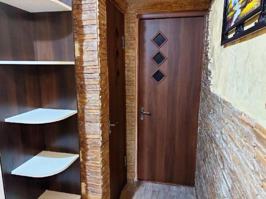 Koupelna v ubytování Уютная квартира с удобствами