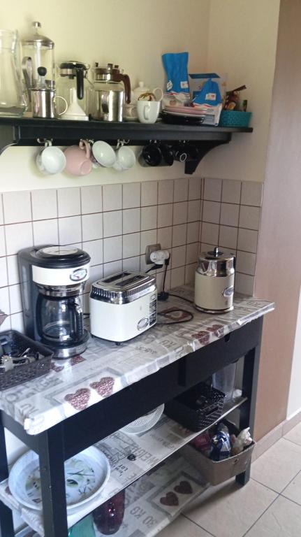 Kuchyň nebo kuchyňský kout v ubytování Willa Potoczki