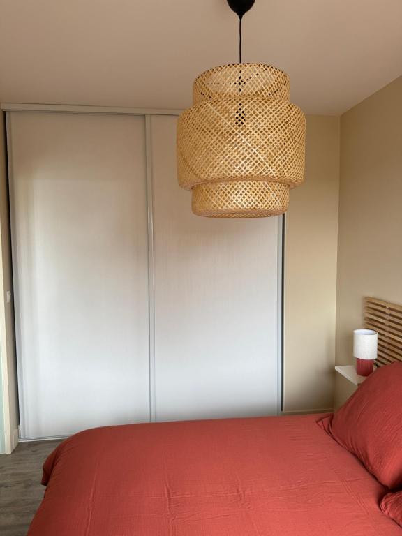 Postel nebo postele na pokoji v ubytování Appartement charmant