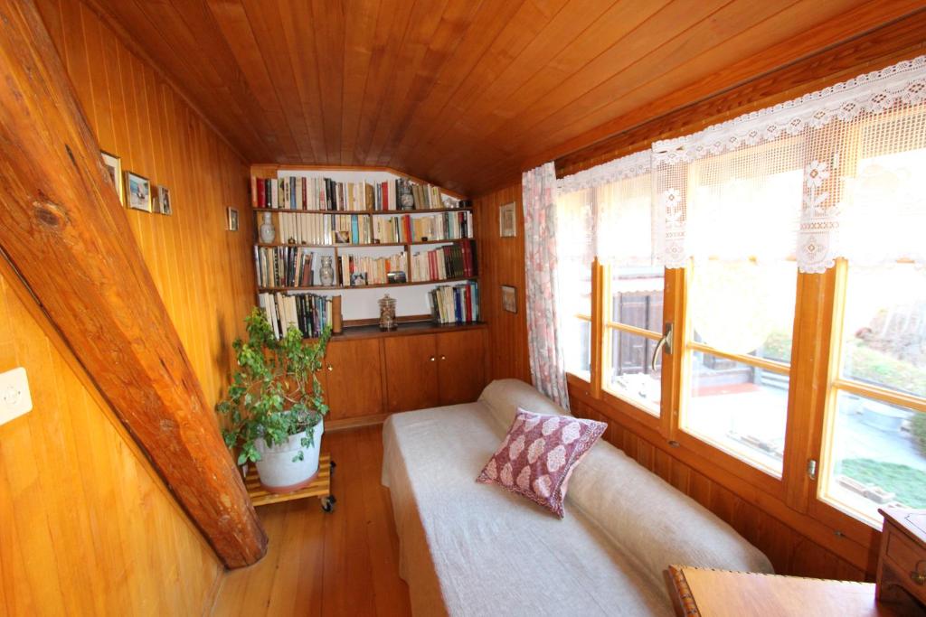 Knihovna v apartmánu