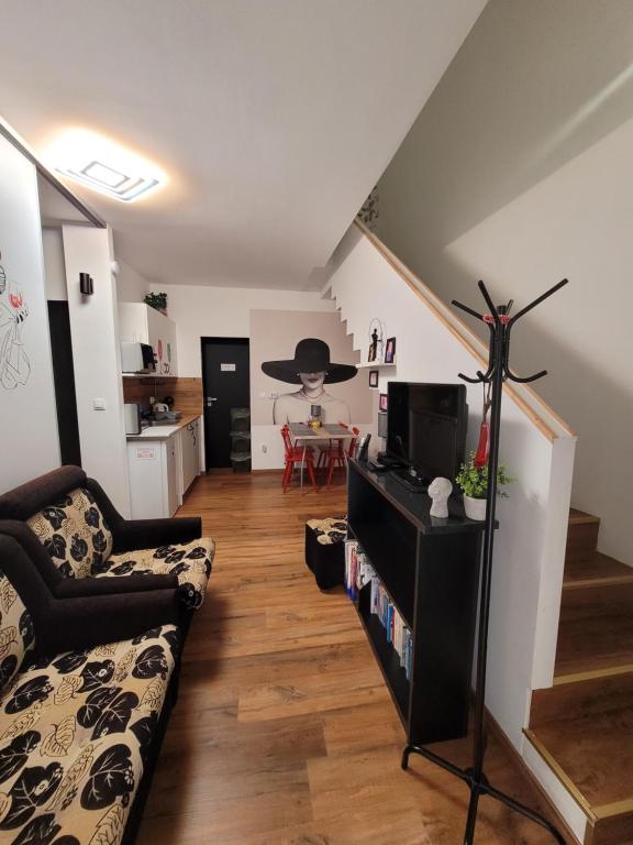Posezení v ubytování J2Velence Apartman