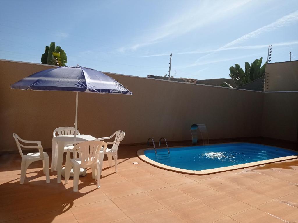 Bazén v ubytování Recanto Vida Boa nebo v jeho okolí