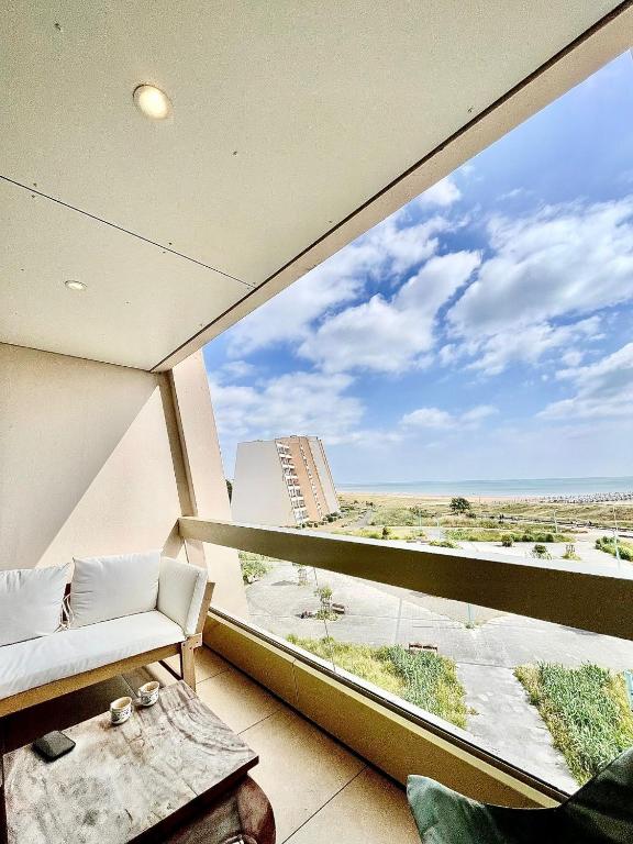 Balkón nebo terasa v ubytování Estacade Studio d exception vue Mer