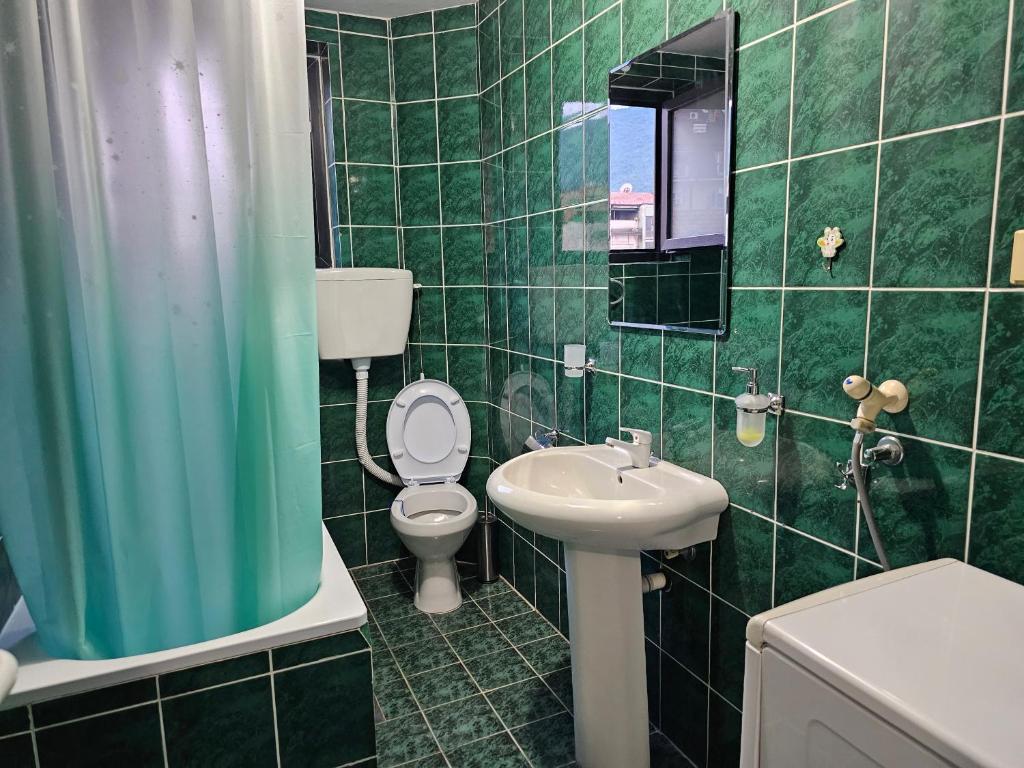 Koupelna v ubytování Studio Sokak centar