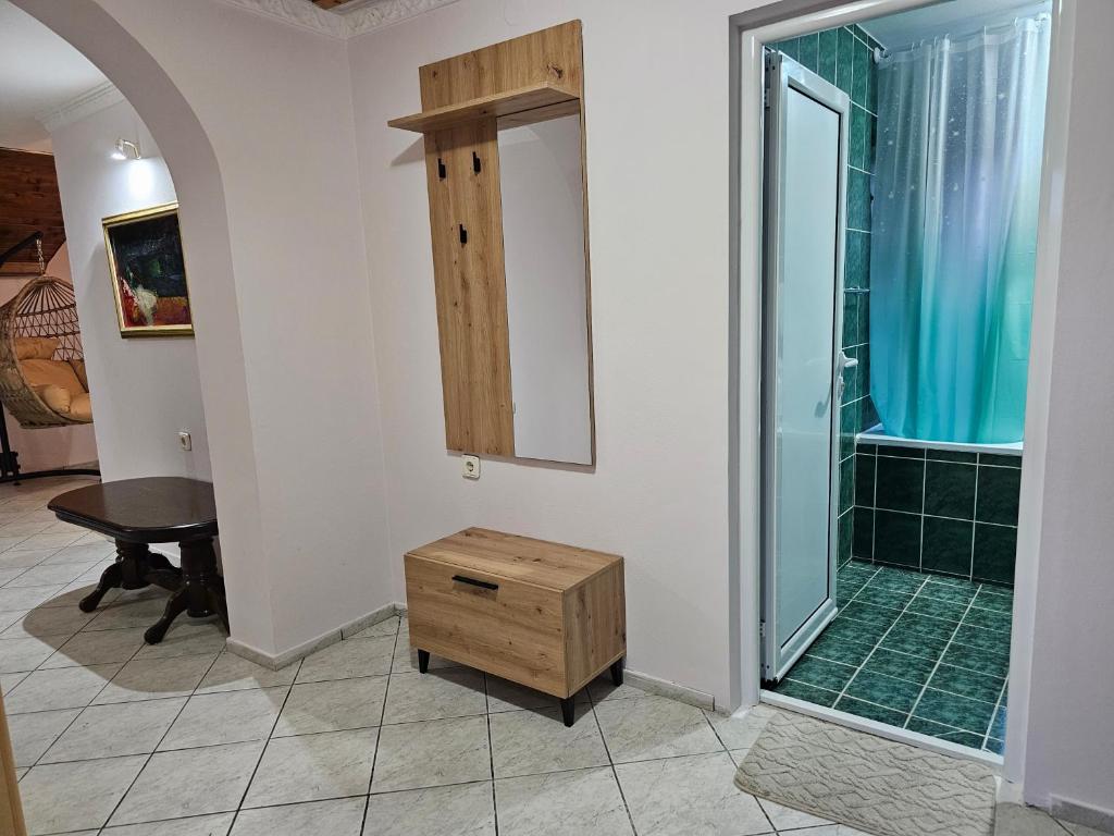 Koupelna v ubytování Studio Sokak centar