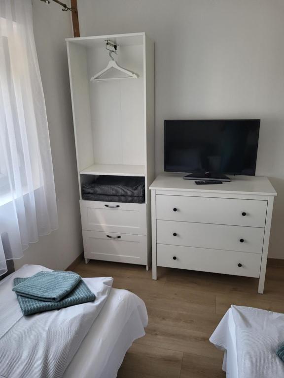 TV a/nebo společenská místnost v ubytování Rózsa Porta