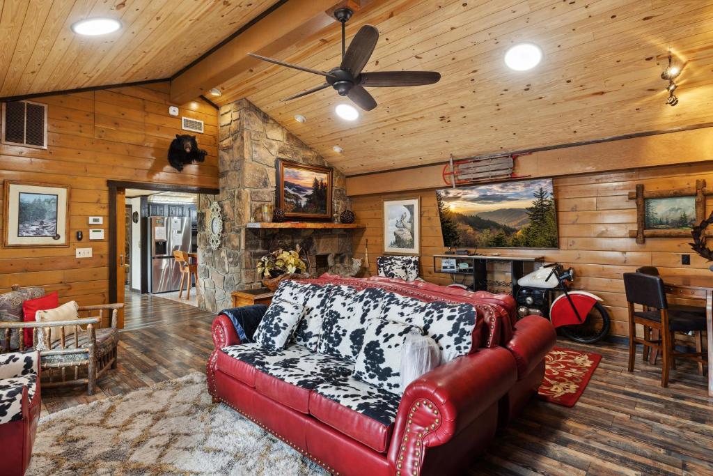 Χώρος καθιστικού στο Buckhorn Lodge #3115