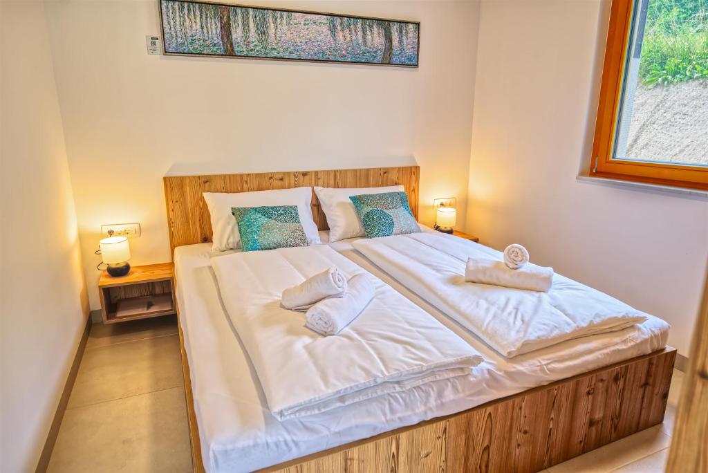 Postel nebo postele na pokoji v ubytování House Elipsa