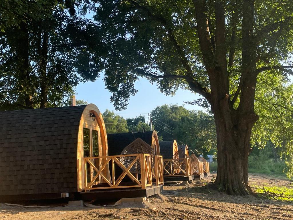 Zahrada ubytování Gościn nad Drawą Glamping