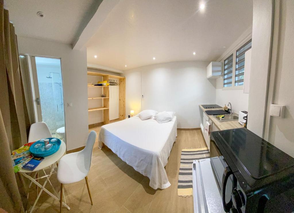 Køkken eller tekøkken på Studio pistache 2 personnes