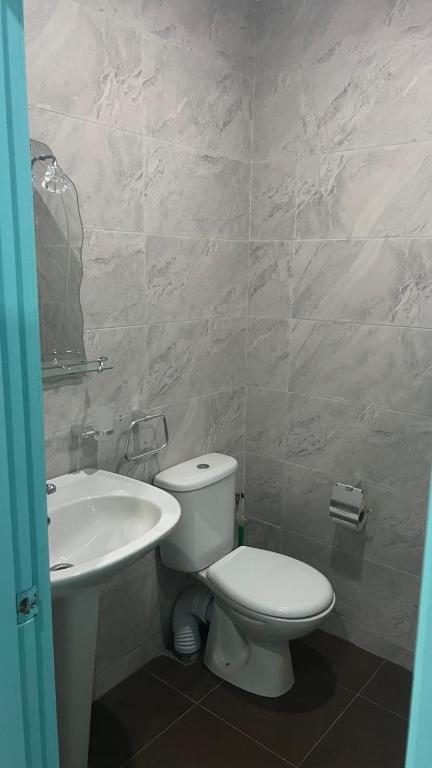 Koupelna v ubytování Hôtel Etoile de Mer