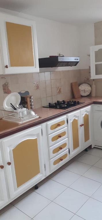 Kuchyň nebo kuchyňský kout v ubytování Sunbeachparadise