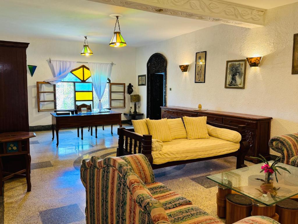 Posezení v ubytování Watamu Villaggio