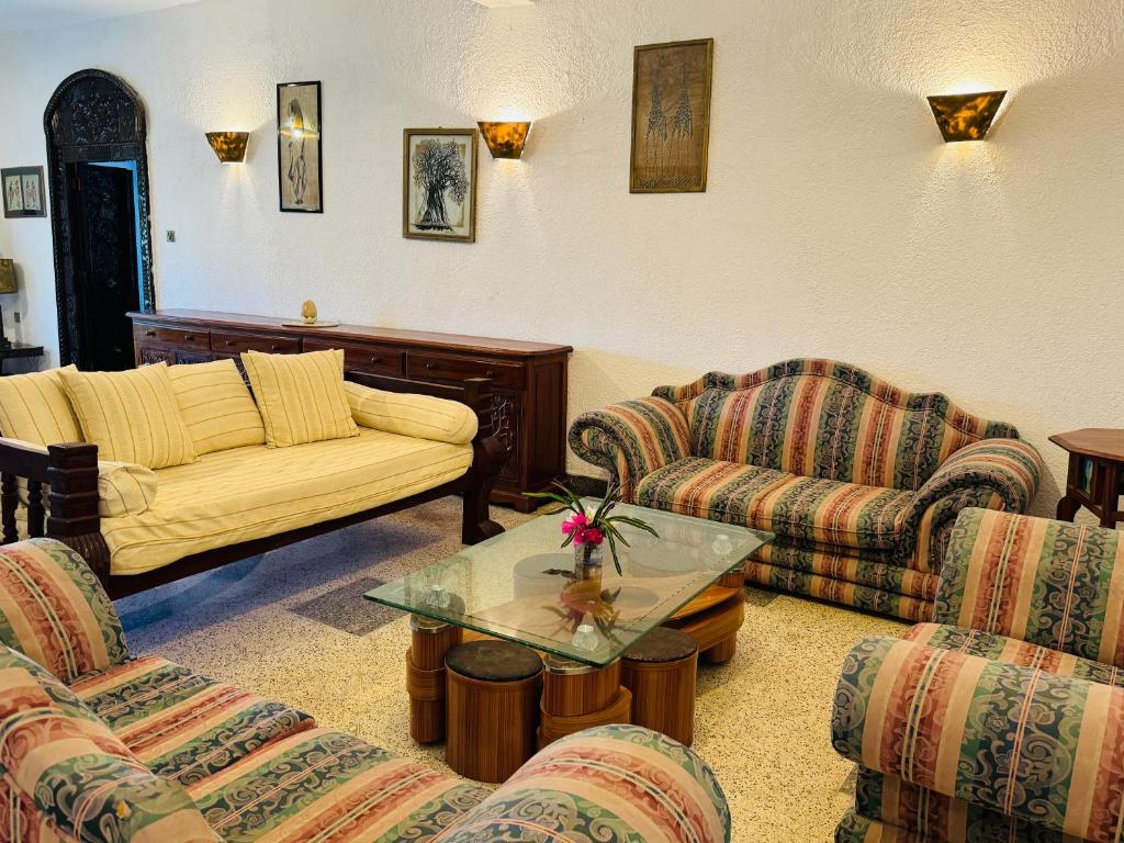 Posezení v ubytování Watamu Villaggio