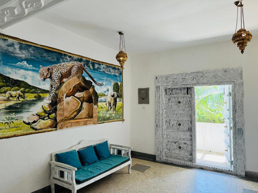 Posezení v ubytování Watamu Villaggio