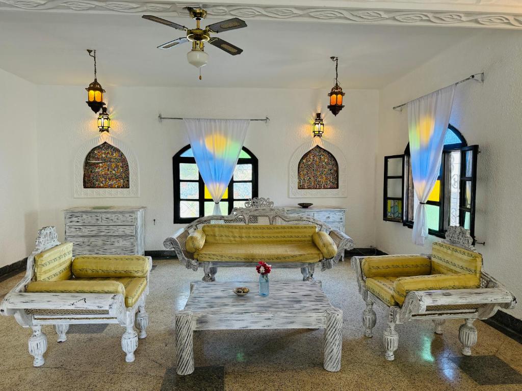 Posezení v ubytování Watamu Villaggio