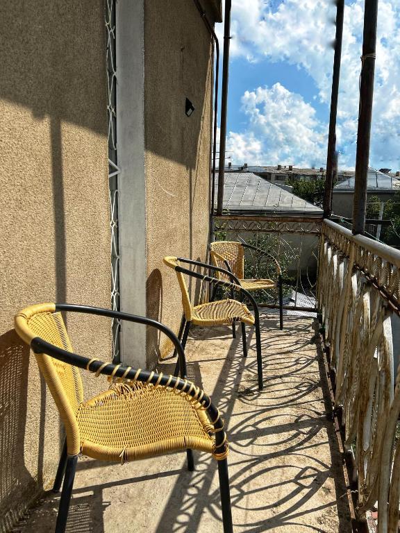 Balkón nebo terasa v ubytování Guest House