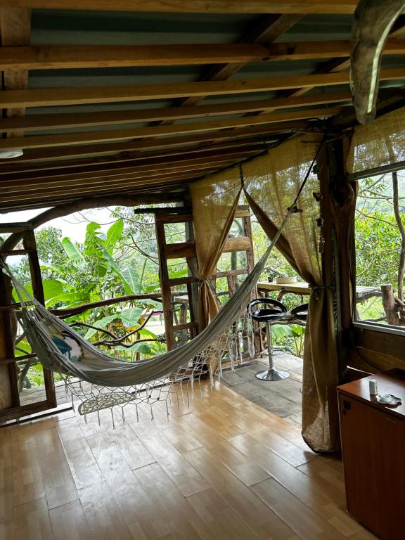 Balcone o terrazza di "refugio entre montañas" lalomaecolodge