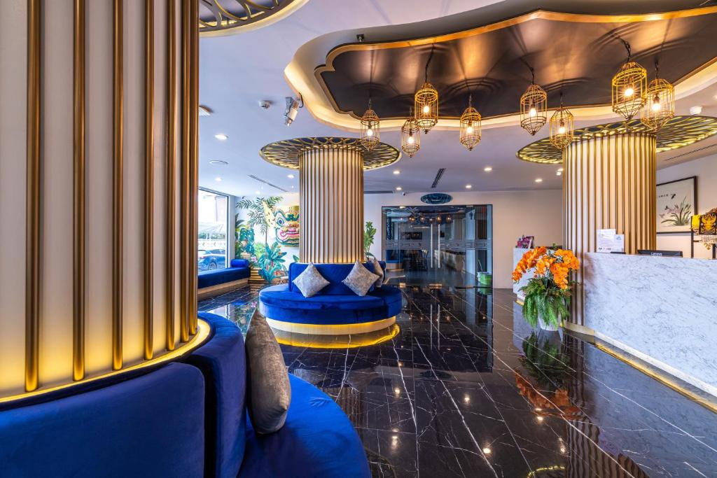 Posezení v ubytování Kana Triple L Hotel Phuket普吉岛卡娜3L酒店