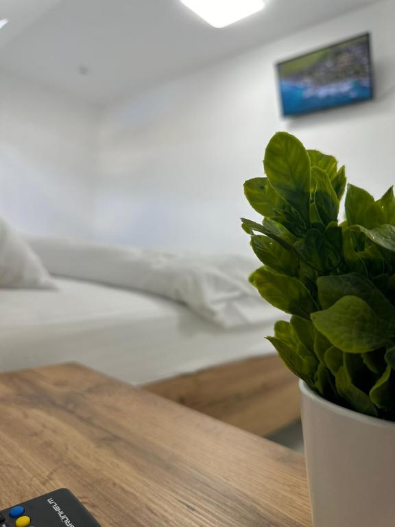 Postel nebo postele na pokoji v ubytování M-23 Hotel