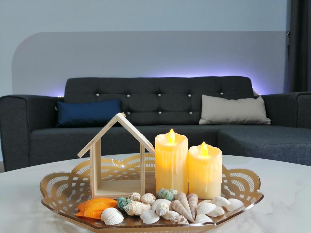Posezení v ubytování Seremban Pool View 5-6 pax Suite