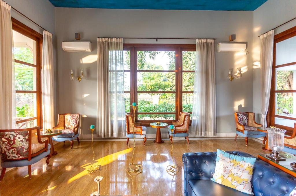 Posezení v ubytování Tree of Life Resort & Spa Varanasi