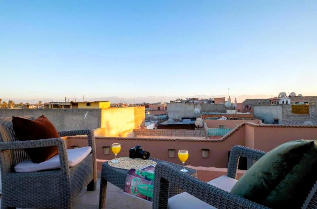 Balkón nebo terasa v ubytování Riad Vilamoura & SPA