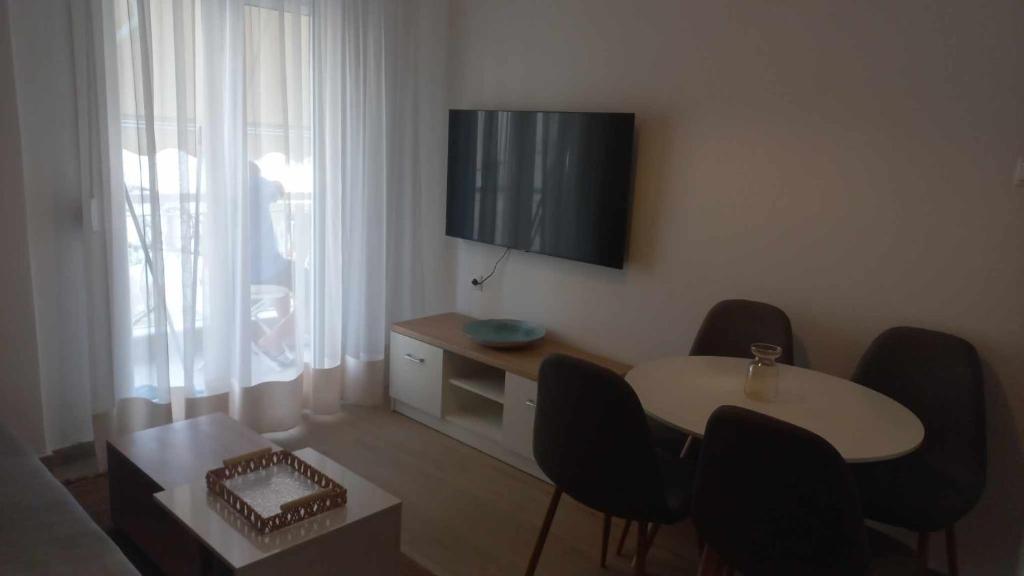 Posezení v ubytování Lara Sea View apartment