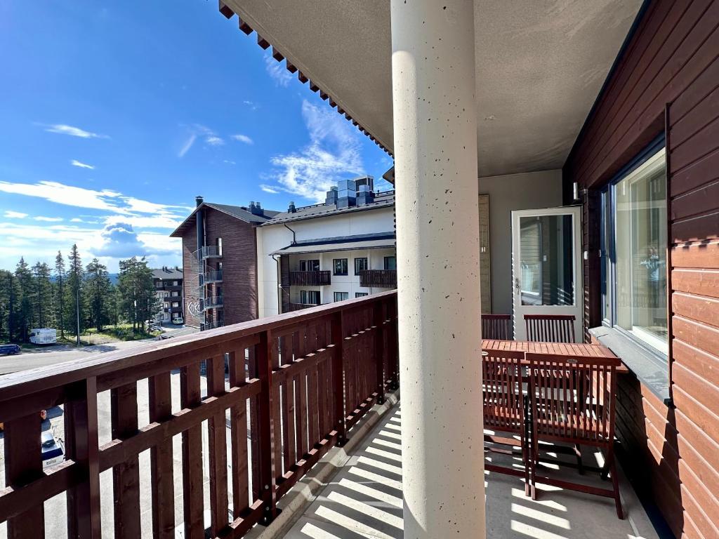 Балкон или терраса в RUKA CHALET 2402 - High quality SKI apartment