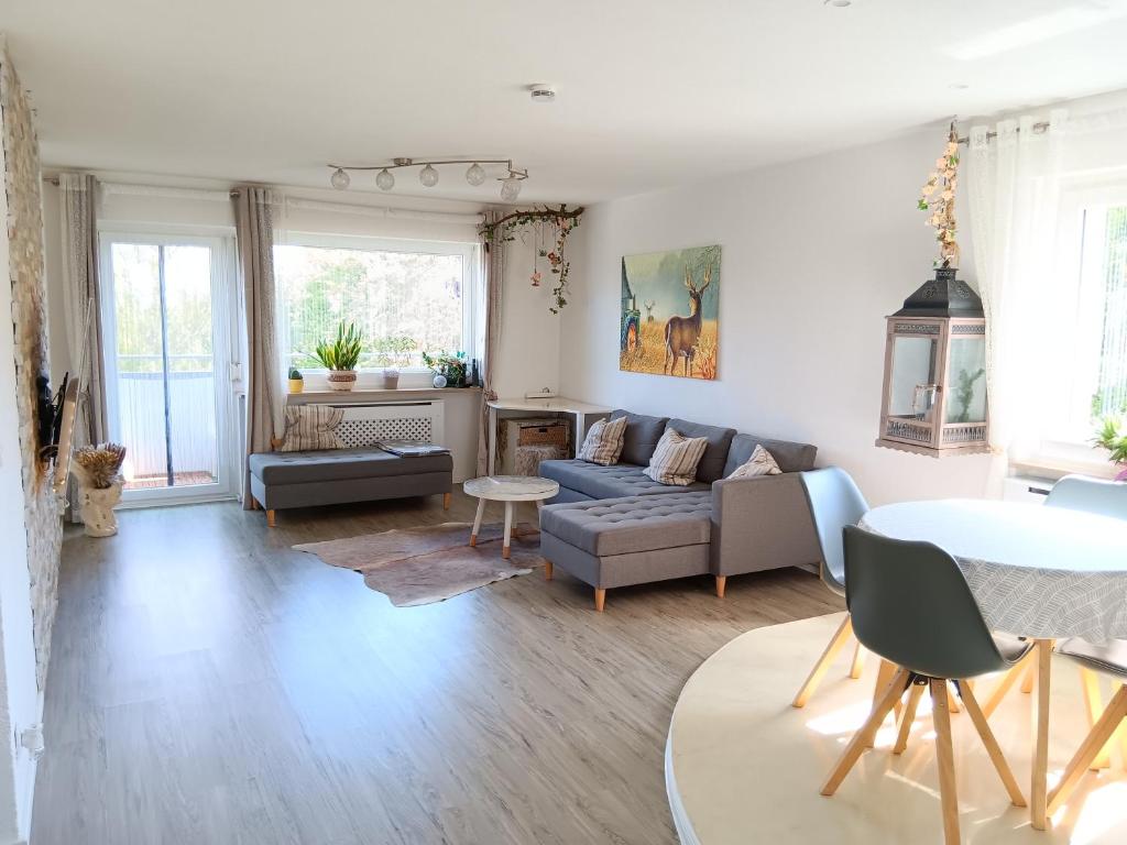 Χώρος καθιστικού στο Exklusive Wohnung mit Balkon