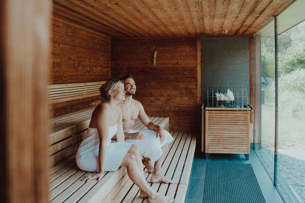 Hosté ubytování Österreichischer Hof-im Bademantel direkt in die Alpentherme
